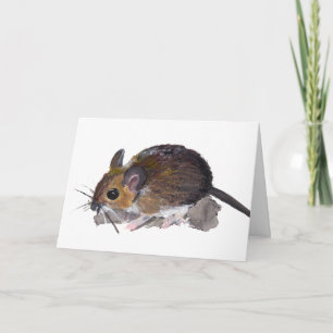 Feldmaus Feiertagskarte