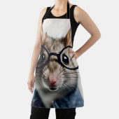 Feldmaus mit Brillen Schürze (InSitu)