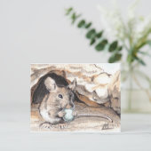 FeldMaus Postkarte (Stehend Vorderseite)