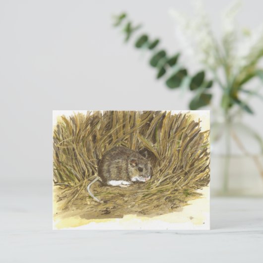 Feldmäuse-Postkarte Postkarte (Stehend Vorderseite)