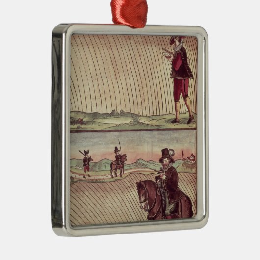 Feldmesser, c.1590 silbernes ornament (Rechts)