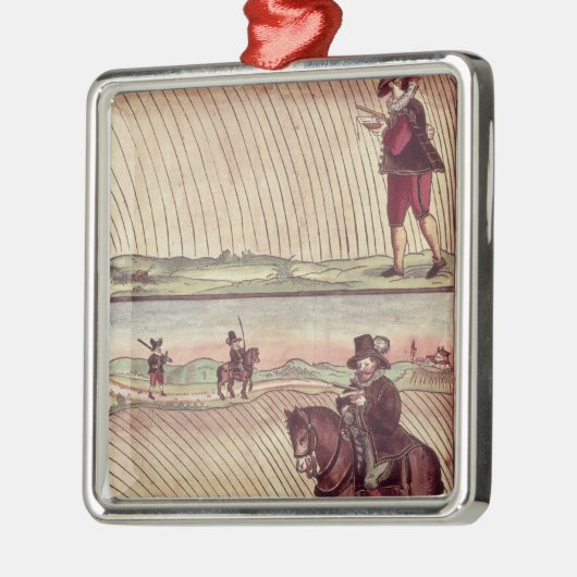 Feldmesser, c.1590 silbernes ornament (Links)