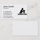 Feldmesser Visitenkarte (Vorne/Hinten)