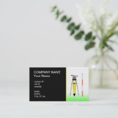 Feldmesserwerkzeuge Visitenkarte (Stehend Vorderseite)