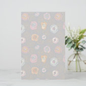 Feldmuster der Abstrakten Rose Briefpapier (Stehend Vorderseite)