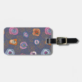 Feldmuster der Abstrakten Rose Gepäckanhänger (Vorderseite horizontal)