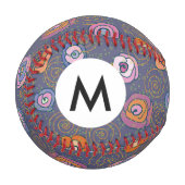 Feldmuster für abstrakte Rose Baseball (Vorderseite Links)