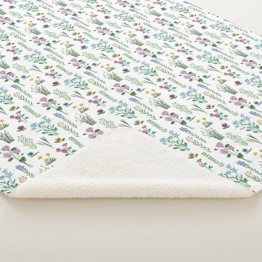 Feldmuster für Blume | Sherpadecke (3/4)