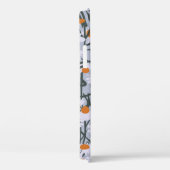 Feldnahtloses Muster auf grauem Hintergrund Case-Mate iPhone Hülle (Rückseite / Rechts)