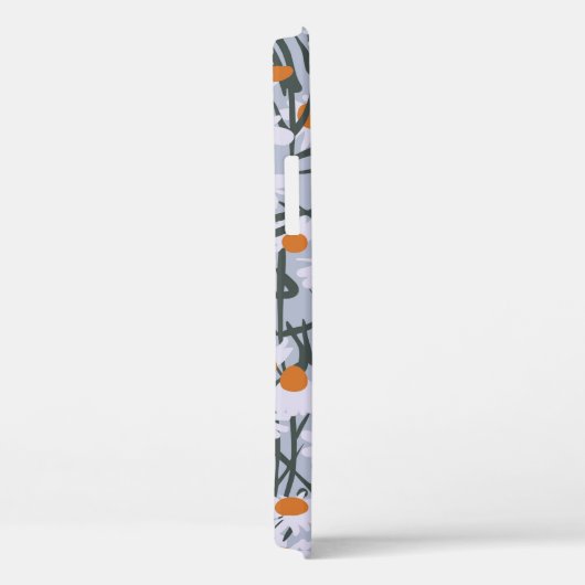 Feldnahtloses Muster auf grauem Hintergrund Case-Mate iPhone Hülle (Rückseite / Rechts)