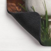 Feldpilz im Wald Mousepad (Ecke)