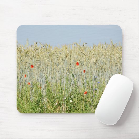 Feldrand eines Maisfelds Mousepad (Mit Mouse)