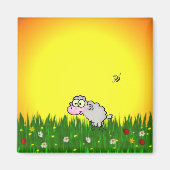 Feldschaf Magnet (Vorne)