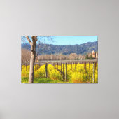 FeldSenf im Weingarten Leinwanddruck (Vorderseite)