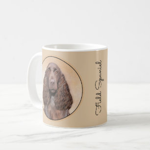Feldspanelmalerei - Niedliche Hundekunst Kaffeetasse