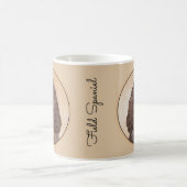 Feldspanelmalerei - Niedliche Hundekunst Kaffeetasse (Mittel)