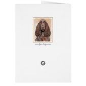 Feldspanelmalerei - Niedliche Original-Hundekunst (Hinten)