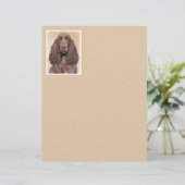 Feldspanelmalerei - Niedliche Original-Hundekunst (Stehend Vorderseite)