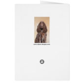 Feldspanelmalerei - Niedliche Original-Hundekunst (Hinten)