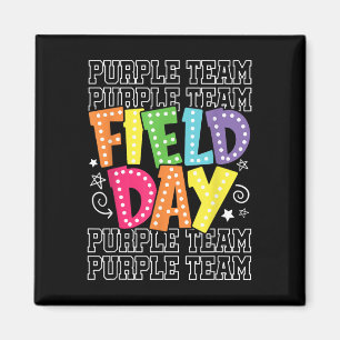 Feldtag Lila Team Colour War Camp Team Spiel Com Magnet
