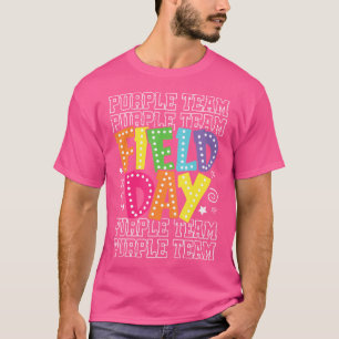 Feldtag Lila Team Colour War Camp Team Spiel Com T-Shirt
