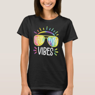Feldtag Stimmung Tie Dye Letzter Schultag Feldtag T-Shirt