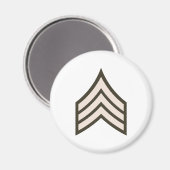 Feldwebel Rang Magnet (Vorderseite/Rückseite)