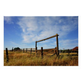 Feldzäune Poster (Vorderseite)