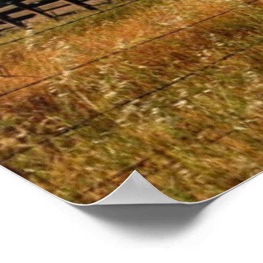 Feldzäune Poster (Ecke)