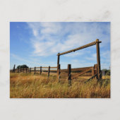Feldzäune Postkarte (Vorderseite)