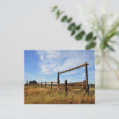 Feldzäune Postkarte (Stehend Vorderseite)