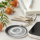 Felge und Reifen Schlüsselanhänger (Vorderseite rechts)