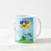 Felgen und Ballons Kaffeetasse (VorderseiteRechts)