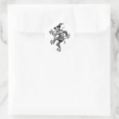 Felgenstreifen Runder Aufkleber (Tasche)