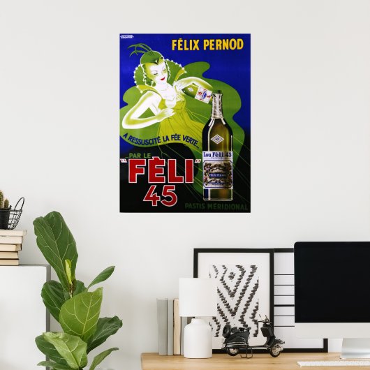 FELI 45 ABSINTHE Poster (Heimbüro)