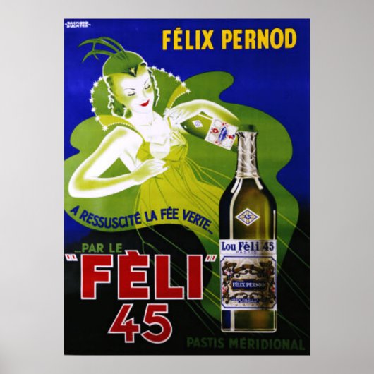 FELI 45 ABSINTHE Poster (Vorne)