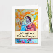 Felice Giorno del San Giuseppe (Religioso) Karte (Vorderseite)