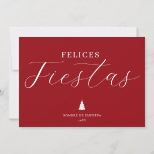 Felices Fiestas Business Holiday Card Feiertagskarte