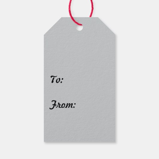 Felices Fiestas Snowflakes Blaue Lila Geschenketik Geschenkanhänger (Rückseite)