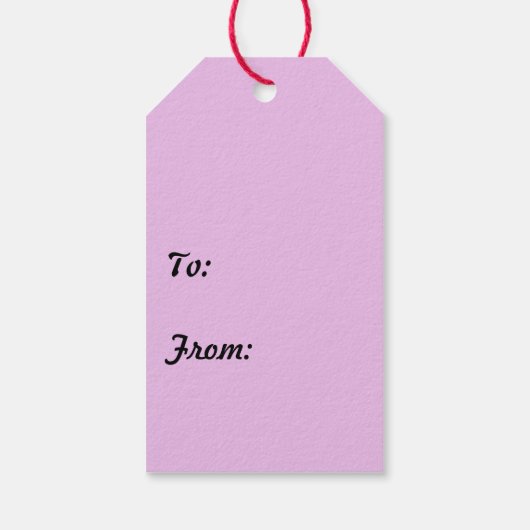 Felices Fiestas Snowflakes Tief Lila Geschenketike Geschenkanhänger (Rückseite)