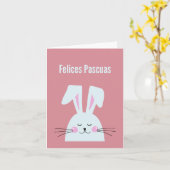 Felices Pascuas, Spanisch Happy Oaster Karte (Gelbe Blume)