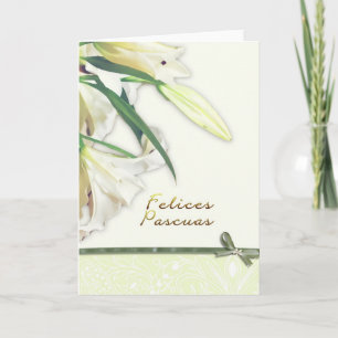 felices pascuas, spanische glückliche feiertagskarte