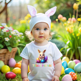 Felices Pascuas te desea la bebe Baby T-shirt