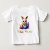 Felices Pascuas te desea la bebe Baby T-shirt (Vorderseite)
