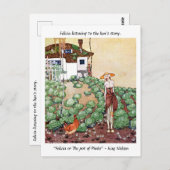 Felicia hörte Kay Nielsen auf die Hennengeschichte Postkarte (Vorne/Hinten)