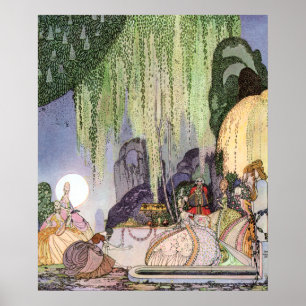 Felicia, Jugendstil von Kay Nielsen Poster