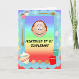 Felicidades en tu cumpleanos karte