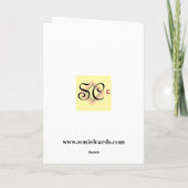 Felicidades en tu cumpleaños querida comadre karte (Rückseite)