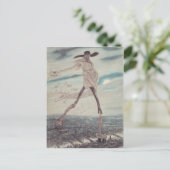 Felicien Rops: Der Satanic. Satan Sowing Tares Postkarte (Stehend Vorderseite)