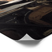 Felicien Rops in his studio Poster (Ecke)